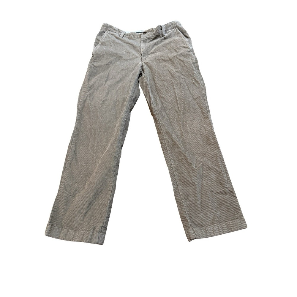 LL Bean Vintage Brown Corduroy‎ Classic Fit Pants 32x29 Mens ID502835